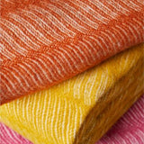 Twist Pure New Wool Throw - Pumpkin