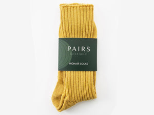 Mohair Socks - Mustard