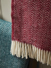 Dune Pure New Wool Throw - Beet