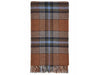 Dorset Shetland Pure New Wool Throw - Rust