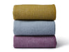 Geo XL Pure New Wool Throw - Mulberry