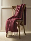 Dune Pure New Wool Throw - Beet