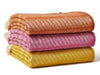 Twist Pure New Wool Throw - Pink