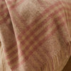 Hex Pure New Wool Throw - Dusky Pink