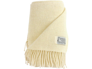 100% British Wool Throw - Clover