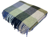 Dunira Merino Lambswool Throw - Topaz