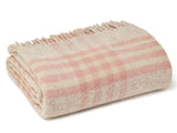 Hex Pure New Wool Throw - Dusky Pink