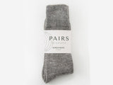 Undyed Alpaca Socks - Grey