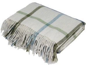 Milton Merino Lambswool Throw - Glade