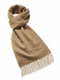 Plain Lambswool Scarf - Camel