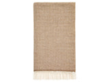 Parquet Merino Lambswool Throw - Camel