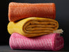 Twist Pure New Wool Throw - Pink