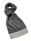 Plain Lambswool Scarf - Grey