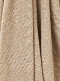 Parquet Merino Lambswool Throw - Camel