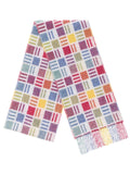 Checked Lambswool Scarf - Ribbon Pastel