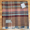 Large Checked Random Recycled Wool Blanket