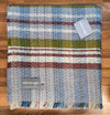 Large Checked Random Recycled Wool Blanket