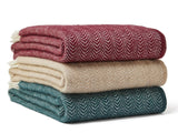 Dune Pure New Wool Throw - Beet