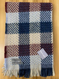 Random Check Celtic Weave Recycled Wool Throw