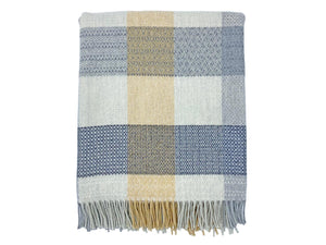 Patchwork Merino Lambswool Throw - Croft