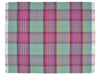 Saltburn Check Pure New Wool Throw - Cerise