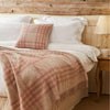 Hex Pure New Wool Throw - Dusky Pink