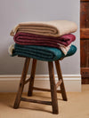 Dune Pure New Wool Throw - Beet