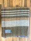 Large Checked Random Recycled Wool Blanket