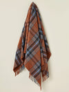 Dorset Shetland Pure New Wool Throw - Rust