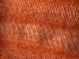 Twist Pure New Wool Throw - Pumpkin