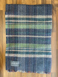 Small Checked Random Recycled Wool Blanket