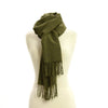 Plain Lambswool Scarf - Gorse