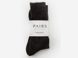 Undyed Alpaca Socks - Charcoal