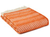 Twist Pure New Wool Throw - Pumpkin