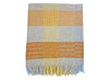 Patchwork Merino Lambswool Throw - Sunshine