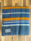 Large Checked Random Recycled Wool Blanket