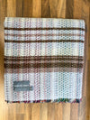 Large Checked Random Recycled Wool Blanket