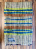 Small Checked Random Recycled Wool Blanket