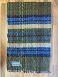 Small Checked Random Recycled Wool Blanket