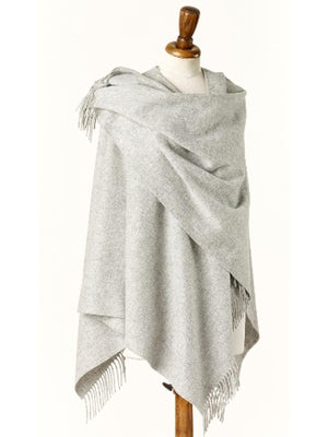 Cashmere Scarf, Plain Beige, Made in England, Bronte Moon